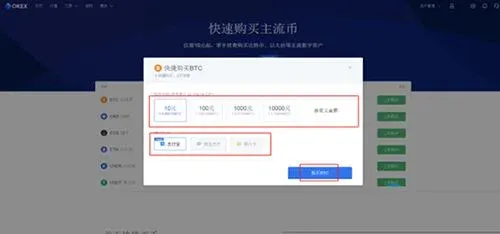 OKEX 提領頁面，選擇金額、付款方式並點「我已完成轉帳，下一步」