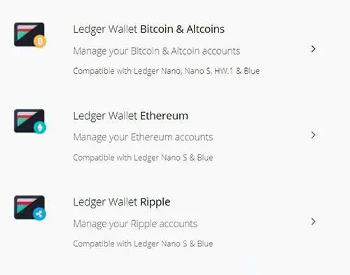 Ledger Nano S en la página web solicitando desbloqueo y confirmación