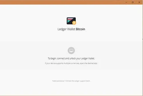 Nano S 连接电脑 选 Bitcoin 应用 按左右键