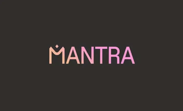 Mantra 專案徽標與 OM 代幣標識