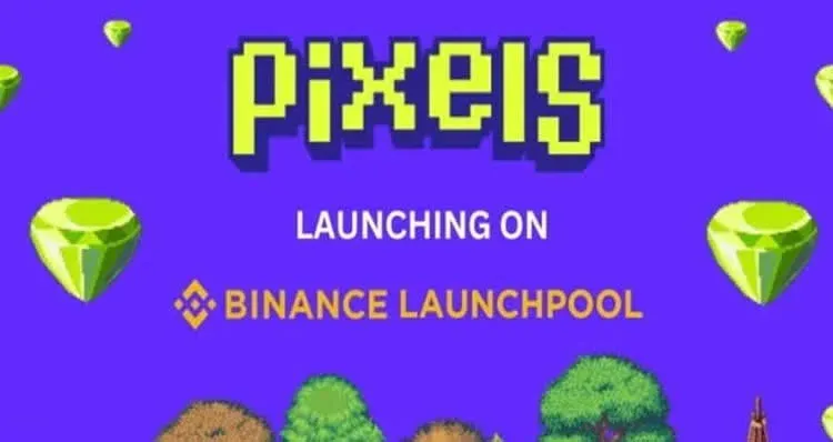 Logotipo del token PIXEL junto al símbolo ERC20 de Ethereum