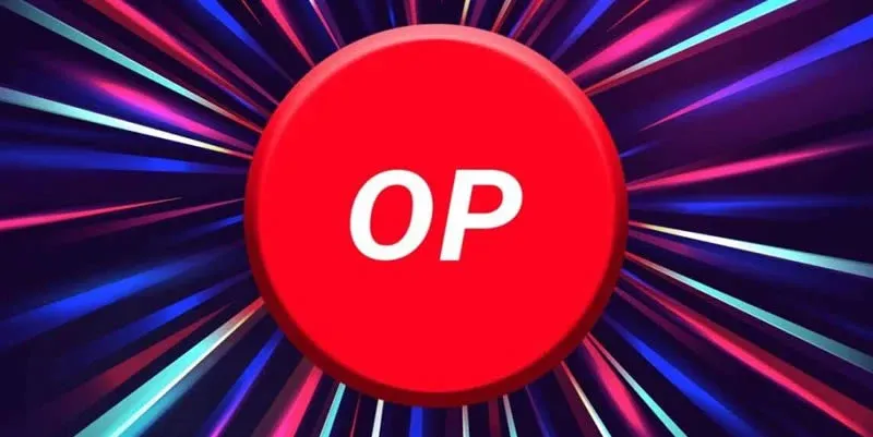 Optimism 平台標誌與 OP 代幣圖示