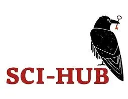 Logo de SCI‑HUB y página de descarga de artículos