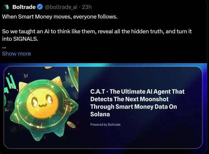 Interfaz de la plataforma ProjectPlutus que muestra análisis de fondos inteligentes