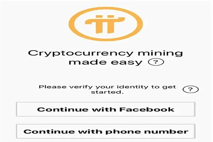 Campo de inserção de número de telefone na página de registro do aplicativo Pi Network