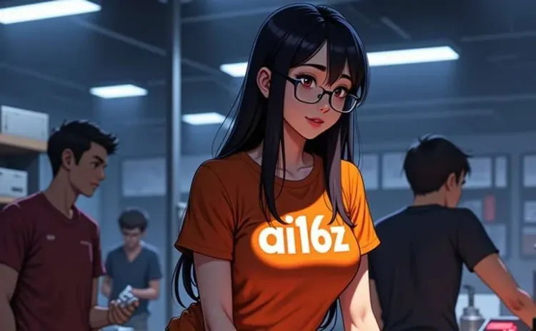 AI16Z 代币经济模型示意图 展示发行量与分配比例