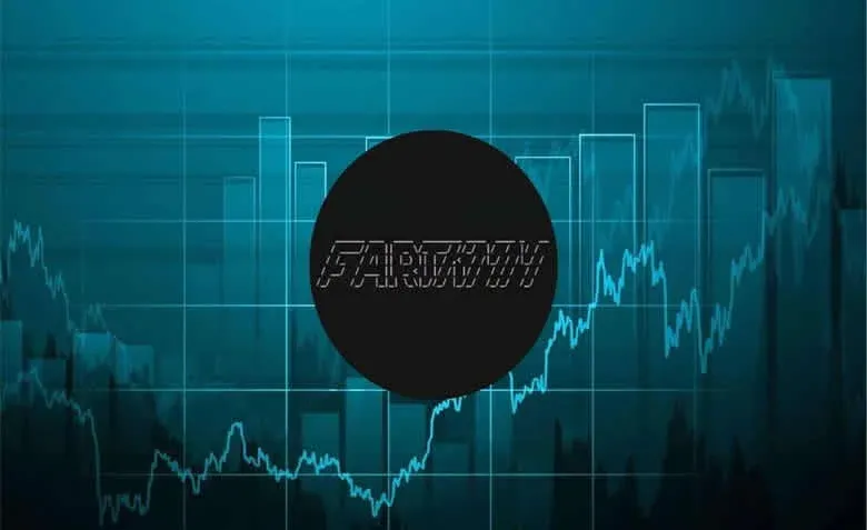 Fartcoin 标志，卡通放屁云与 AI 图标结合