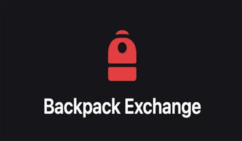 Interfaz del exchange descentralizado Backpack y el logotipo de LINE BANK