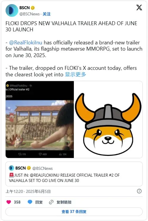 Floki 狗狗徽標與元宇宙主題背景