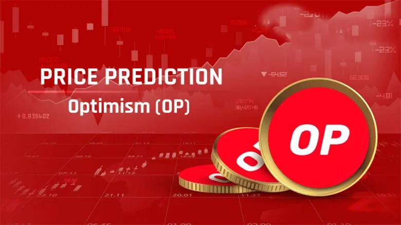 OP price chart showing a downward trend with a horizontal bottom range