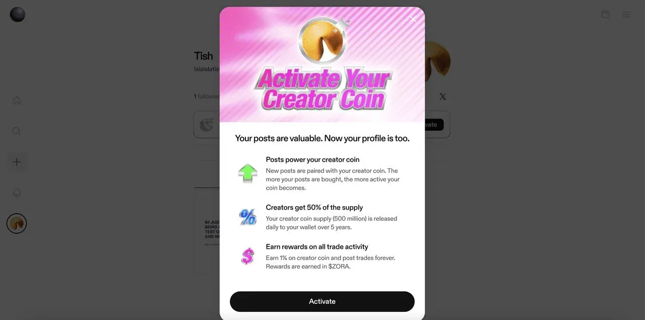 Cronología de desbloqueo lineal de 500 millones de tokens