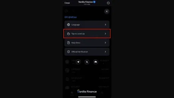 Cart level screen showing a 1‑Click upgrade button and the Superp icon
