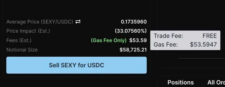 Ilustração da dedução automática de custos de Gas nas negociações Definitive