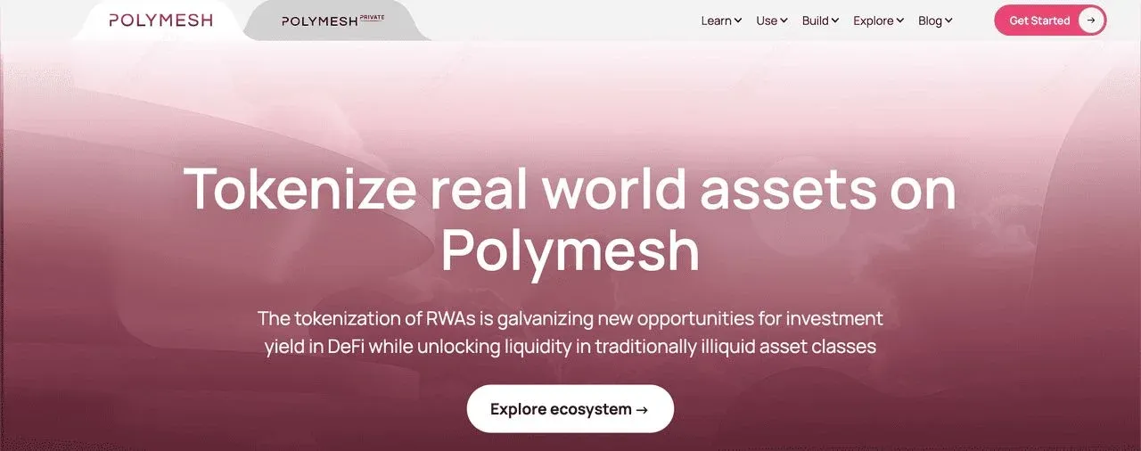 Fluxograma de tokenização de RWA na plataforma Polymesh