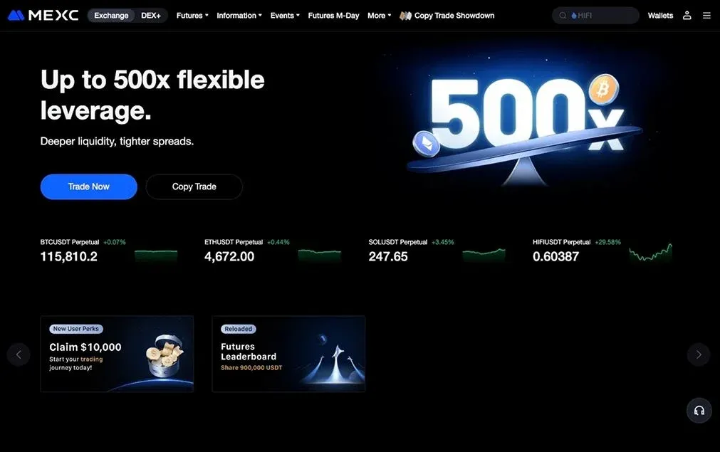 世界地圖標示 Bybit 與 MEXC 支援的國家分布