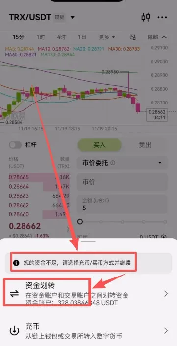 Web3钱包的USDT转回到交易所_图7