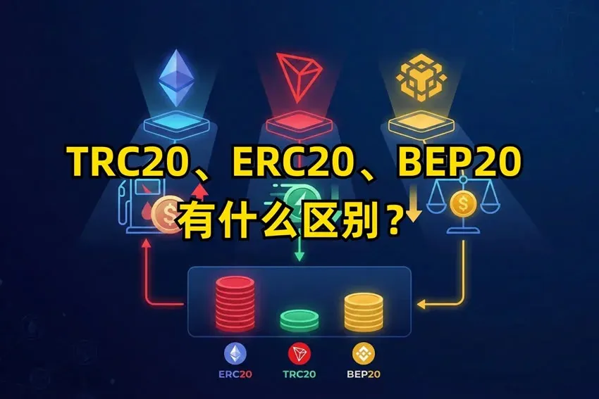 ¿Cuál es la diferencia entre TRC20, ERC20 y BEP20? ¿Qué cadena elegir para la transferencia más barata para principiantes?