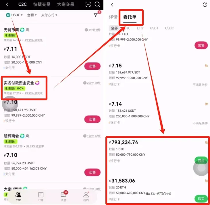 Where to buy USDT with RMB? OKX vs. Binance?