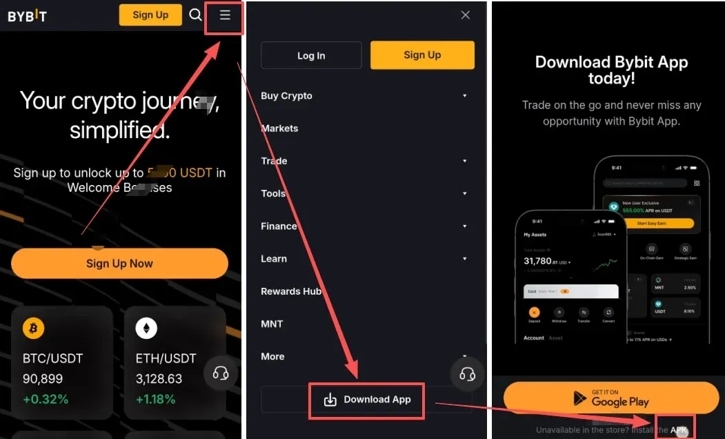 Quinto paso: guía de descarga para Android (solución al aviso de virus)