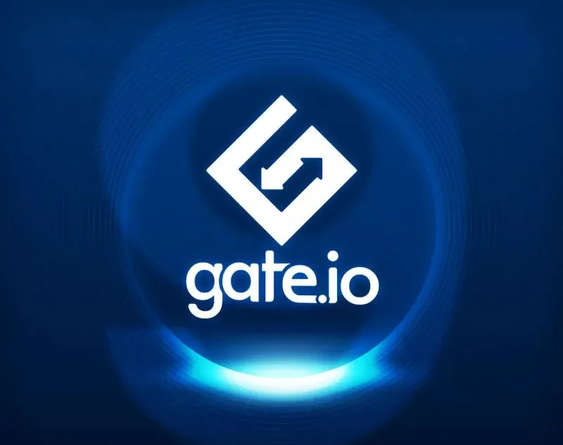 Gate.io 官方網站首頁,瀏覽器地址欄顯示正確域名