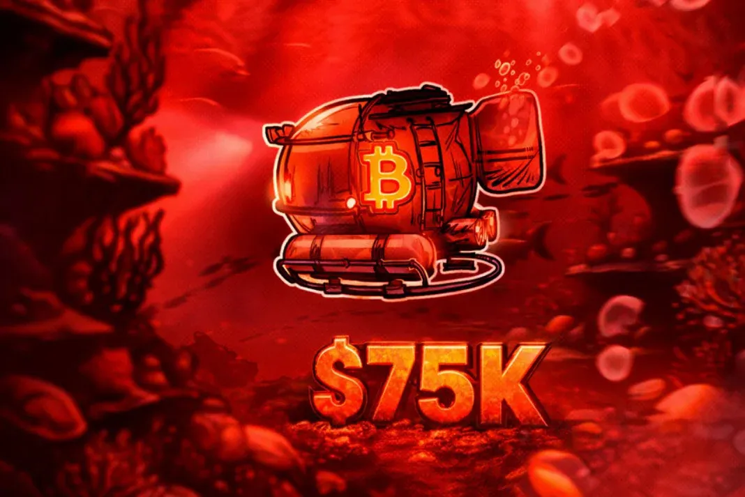 Bitcoin (BTC) 2026 precio o ya alcanzó su mínimo cerca de 75 000 USD (≈1,350,000 MXN, ≈300,000,000 COP, ≈75,000,000 ARS)
