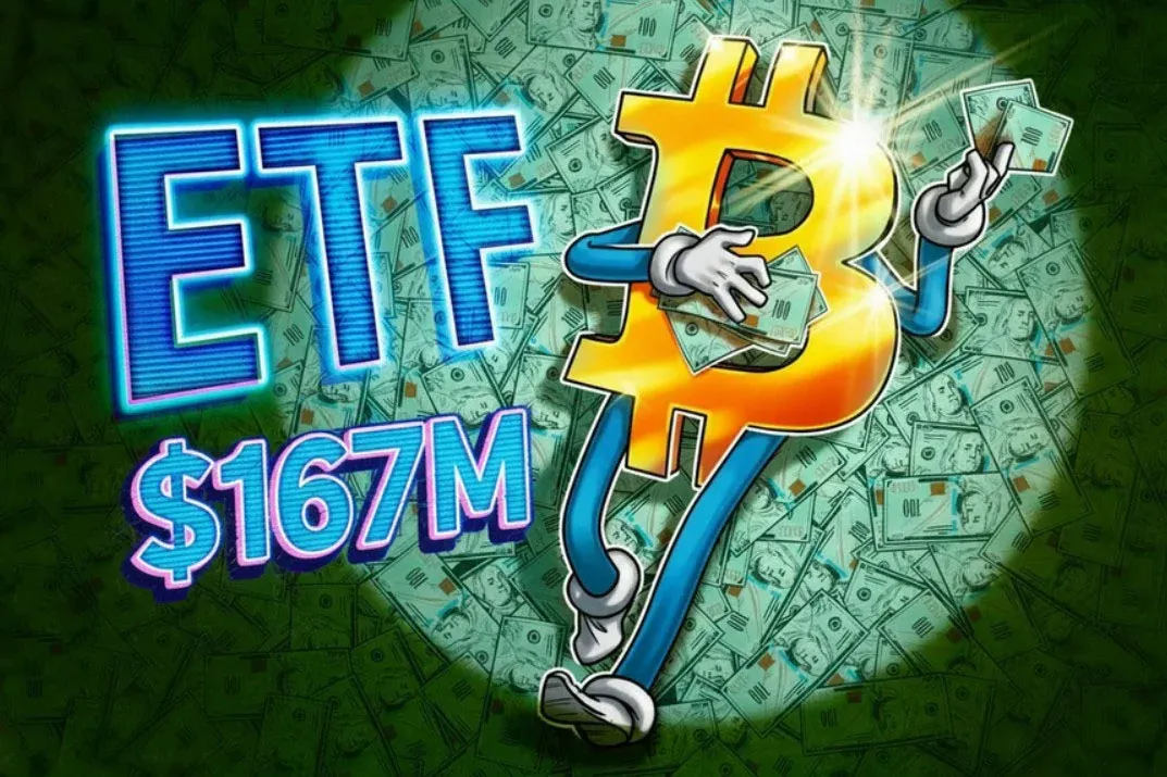 Flujo de fondos del ETF de Bitcoin (BTC): 1,67 mil millones de dólares ingresan, aliviando la presión de salida neta de la semana pasada