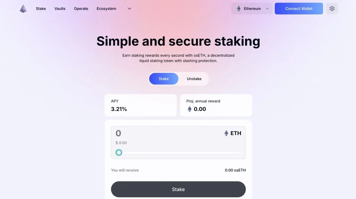 StakeWise 融资轮次及投资机构示意图