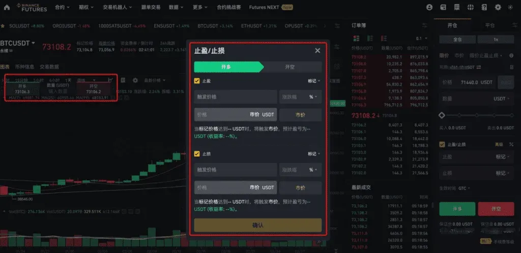 合約交易體驗
