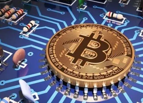 比特币网络节点与矿机算力分布示意图