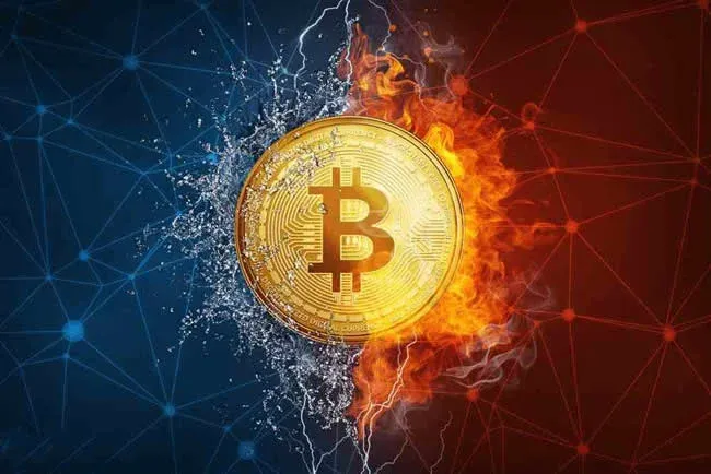 比特币钱包充值与提现页面示意图