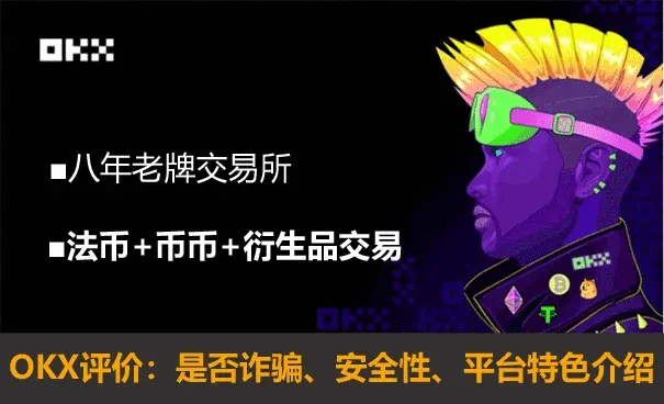 OKX交易所首页展示交易对和K线图