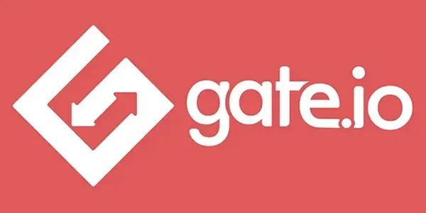 Gate.io平台标志,蓝绿配白钥匙图案