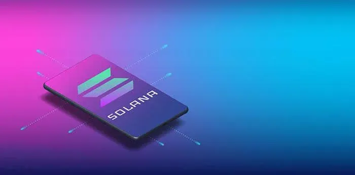 Solana blockchain explorer list interface