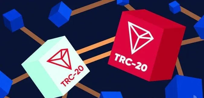 Tron network logo and TRC20 token symbol