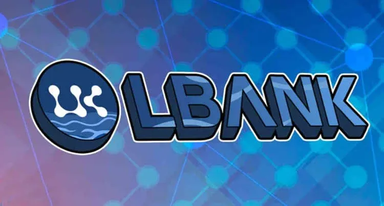 LBank交易所标志旁的香港地图示意图