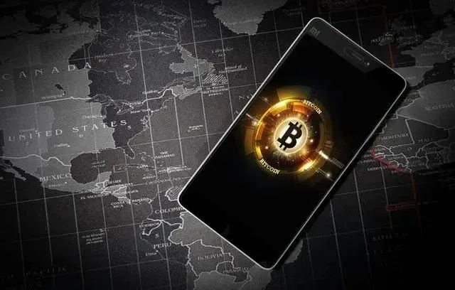 比特币图标与标注的2100万总量