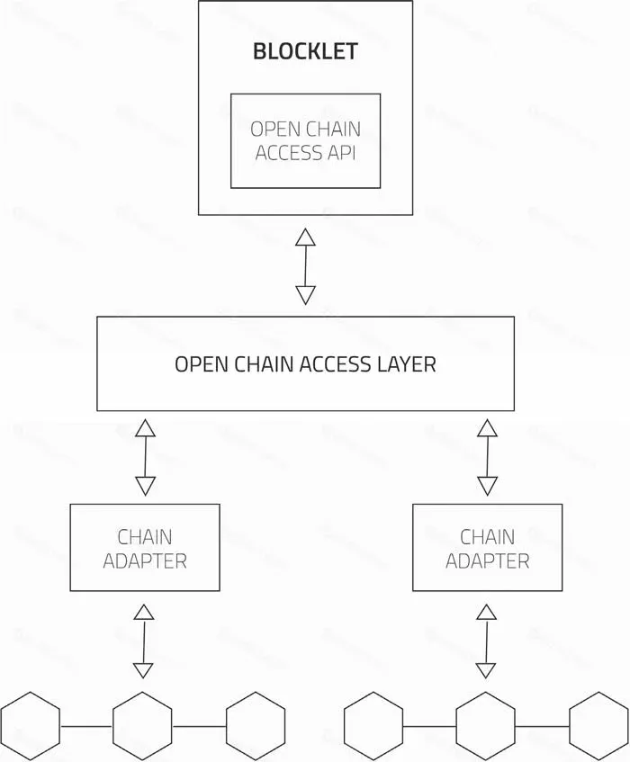 Diagram of OCAP connecting multiple chains