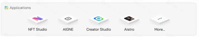 Screenshot of the ArcBlock NFT Studio platform interface