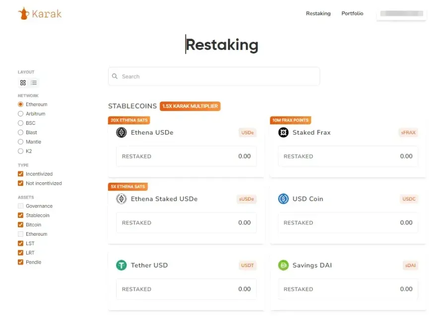 Mapa de despliegue cross‑chain de Karak incluyendo Ethereum, Arbitrum y BSC