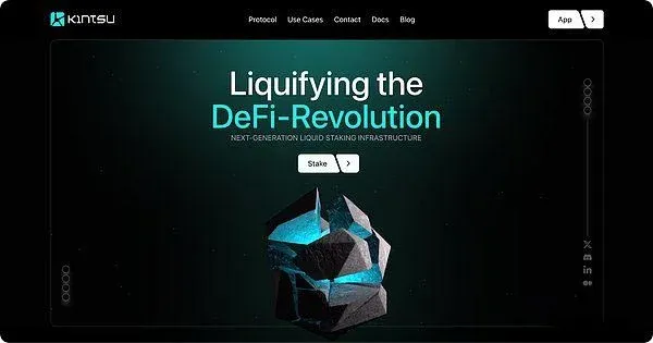 Kintsu 标志及流动性质押示意图