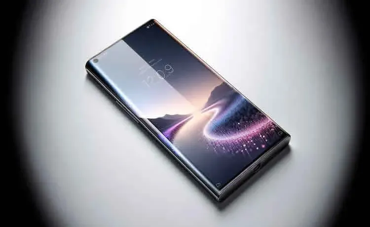 Muestra frontal del teléfono Solana Saga 2 Seeker