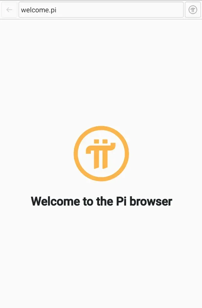 Pi 浏览器界面，突出显示的 KYC 选项按钮