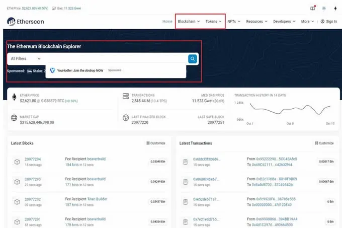 Como consultar endereços que detêm tokens no explorador Ethereum? Um artigo que ensina