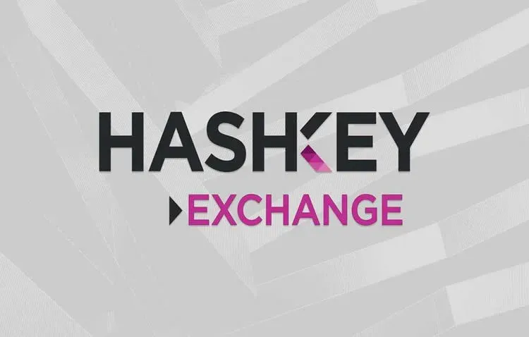 HashKey 交易所首页及登录框界面