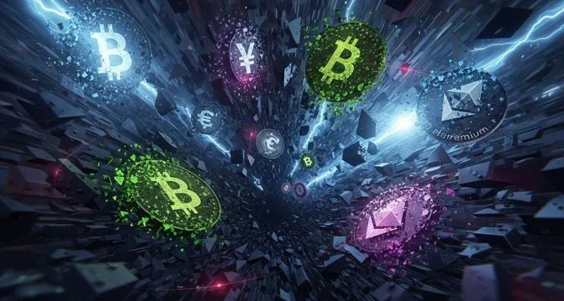 Gráfico de barras de distribución de cierres de exchanges por año