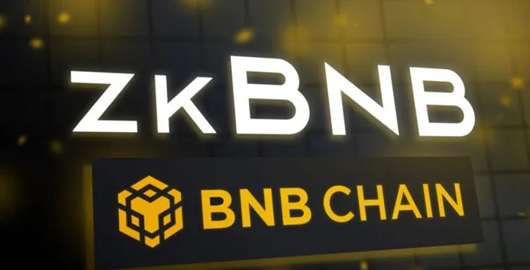Example of BNB Chain trading interface showing token list and price chart