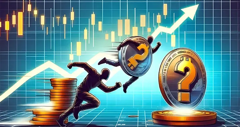 PUMP 标志与去中心化交易所界面示意图