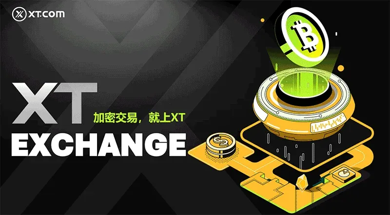 Logotipo de XT Exchange y foto del equipo
