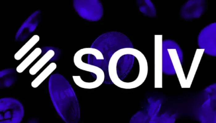 Solv protocol logo and cross‑chain yield illustration