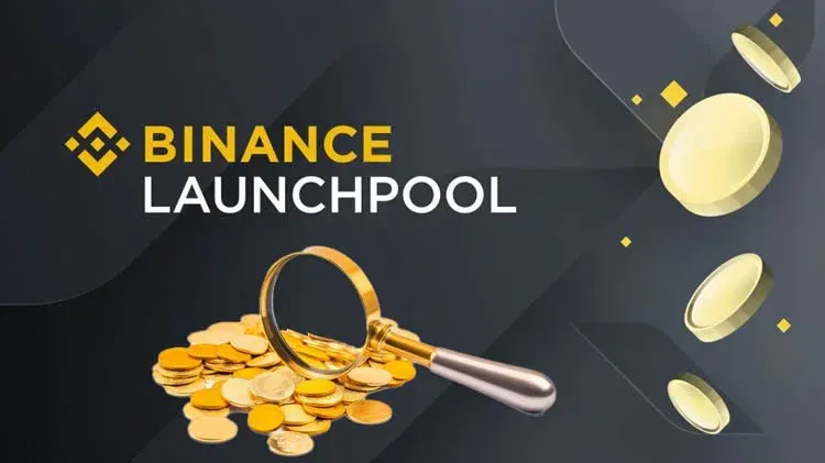 Binance Launchpool page showing locked assets and estimated yield
